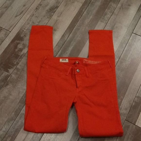 Design Lab Orange Women's Size 27 Skinny Jeans - Picture 4 of 7